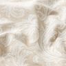 Tissu de décoration Canvas Ornements – nature/blanc,  thumbnail number 2