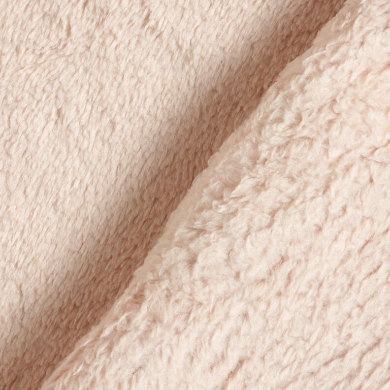 Fourrure synthétique Tissu peluche uni – noix de cajou, image number 3