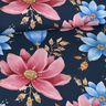 Jersey coton Fleurs de rêve | Glitzerpüppi – bleu marine,  thumbnail number 2