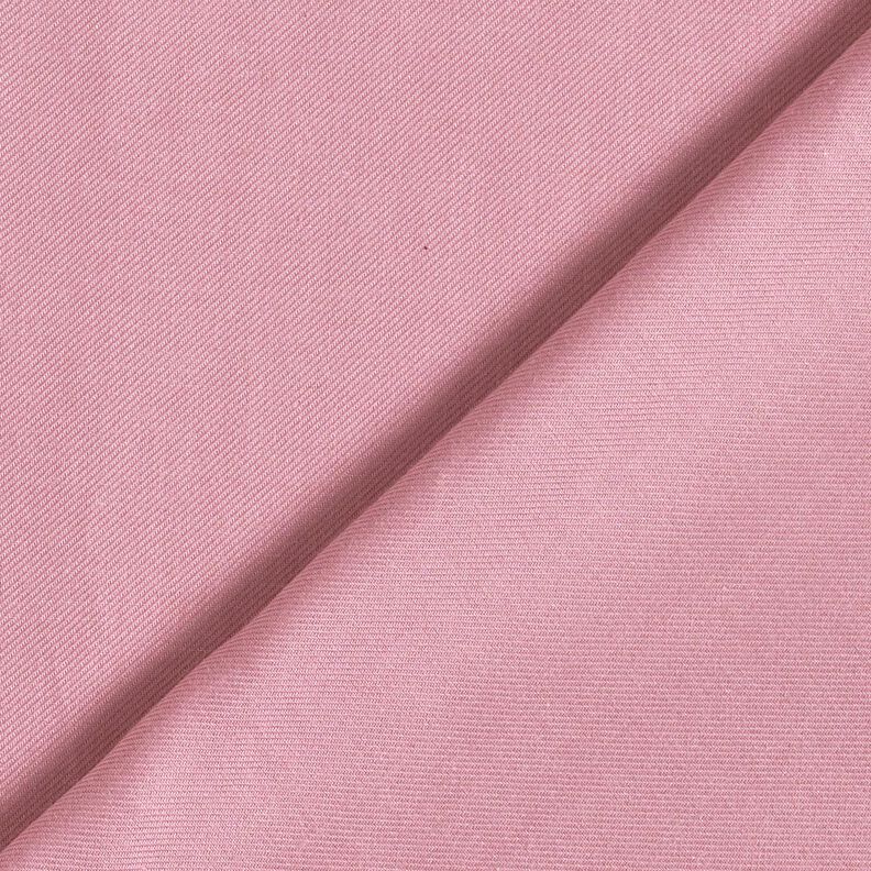 Tissu pour chemisier coton et viscose mélangés uni – vieux rose,  image number 3