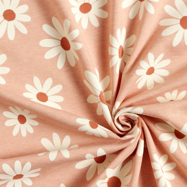 Coton mélangé Jersey Petite fleur – vieux rose clair,  image number 3