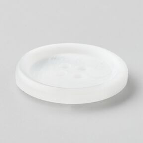 Bouton 4 trous rond [Ø 25 mm] – blanc, 