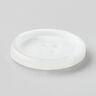 Bouton 4 trous rond [Ø 25 mm] – blanc,  thumbnail number 2