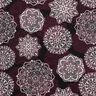 Jersey coton Mandalas | Glitzerpüppi – merlot/argent,  thumbnail number 2