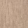 GOTS Tissu triple gaze de coton – beige foncé,  thumbnail number 4