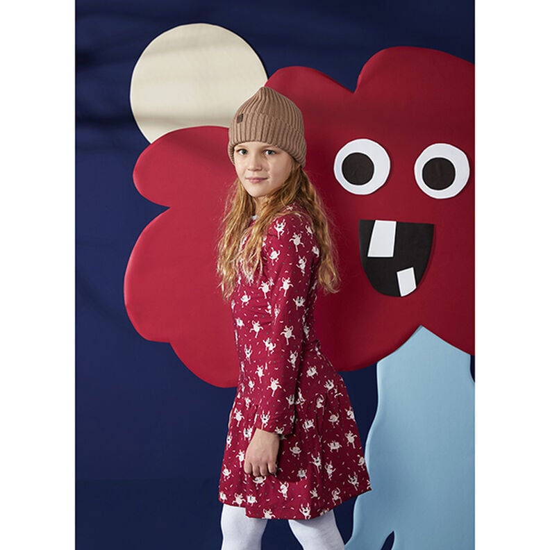 Jersey coton Medium uni – marron foncé,  image number 9