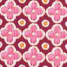 Tissu de décoration Canvas Aspect broderie – rouge bordeaux/rose vif,  thumbnail number 1