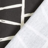 Tissu de décoration Semi-panama Lignes abstraites – ivoire/noir,  thumbnail number 4