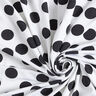 Jersey coton à gros pois – blanc/noir,  thumbnail number 3