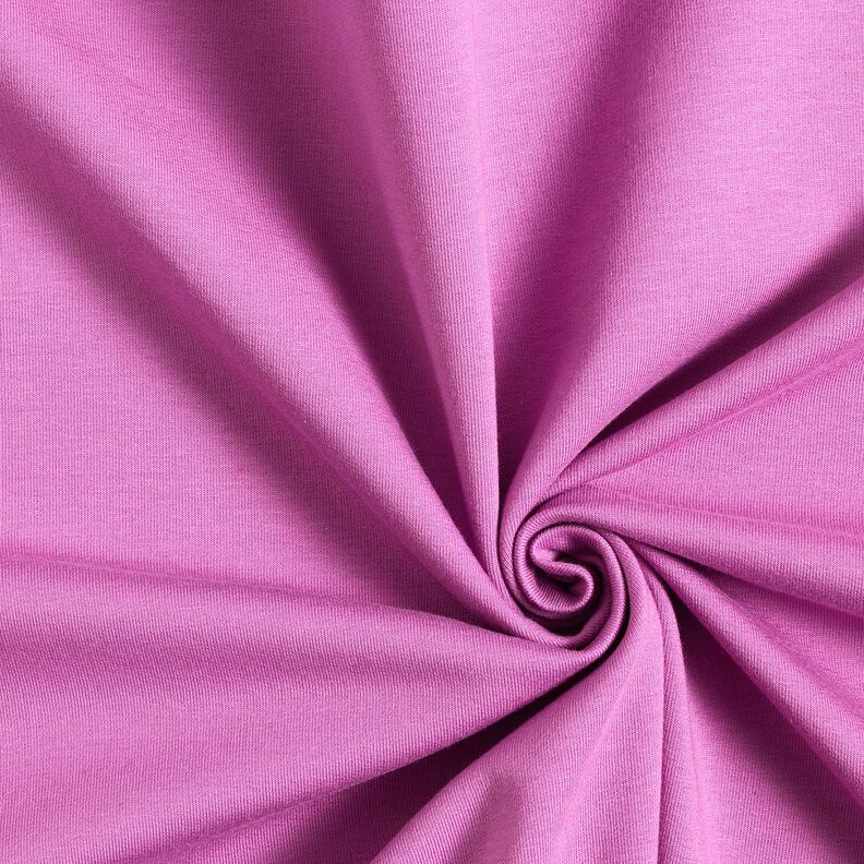 Molleton coton léger uni – lilas rouge, image number 1