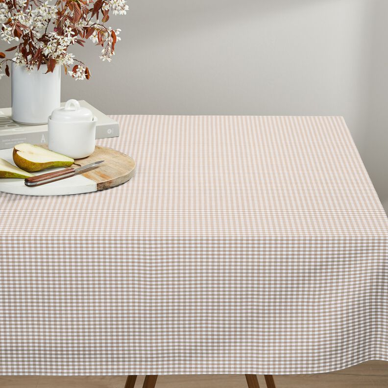 Tissu en coton Vichy à carreaux 0,5 cm – anémone/blanc,  image number 7