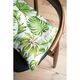 Tissu de décoration Semi-panama feuilles exotiques – vert/blanc,  thumbnail number 3