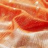 Dentelle tricotée Batik et losanges dorés – beige/orange pêche,  thumbnail number 2
