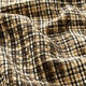 Tissu pour manteau en laine mélangée Carreaux – beige/noir,  thumbnail number 2