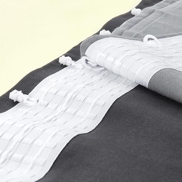 Crochet de rideau pour galon fronceur [ 100 Pièces ] – blanc,  image number 3