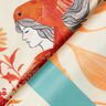 Panneau satin oiseaux et fées | Katia Fabrics – bleu aqua/crème,  thumbnail number 4