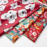 Tissu en coton Cretonne Fleurs imposantes – blanc/rouge feu,  thumbnail number 5