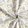 Voile de coton Mille-fleurs – blanc/mauve,  thumbnail number 3