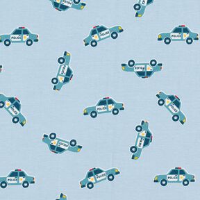 Jersey coton Voitures de police – jean bleu clair, 