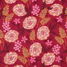 Popeline coton Fresh Flowers | Nerida Hansen – rouge bordeaux,  thumbnail number 1