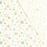 Tissu en coton Popeline Grandes étoiles – écru/or,  thumbnail number 4