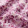 Tissu viscose Prairie fleurie – raisin/blanc,  thumbnail number 2