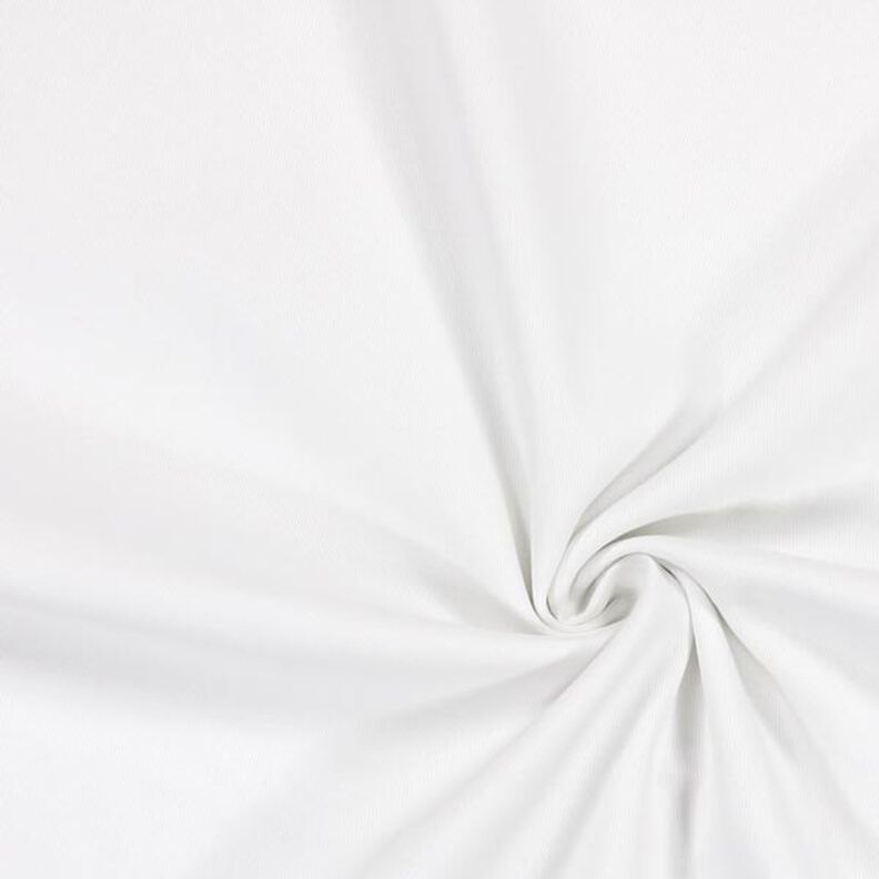 Tissu croisé en coton stretch – blanc,  image number 1