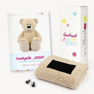 Coffret cadeau peluche : Patron en papier, peluche et 1 paire d'yeux de sécurité [ 11 x 32 x 11 cm ], 