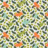 Tissu en coton Cretonne Silhouettes animaux de la jungle – vert,  thumbnail number 1