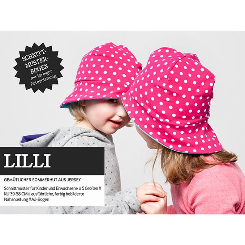 LILLI - Chapeau de soleil confortable en jersey, Studio Schnittreif,  image number 1