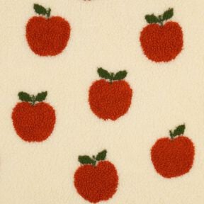 Ourson Pommes | Poppy Fabrics – écru/terre cuite, 