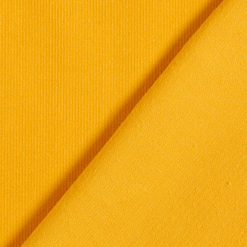 Velours milleraies Uni – jaune curry,  image number 4