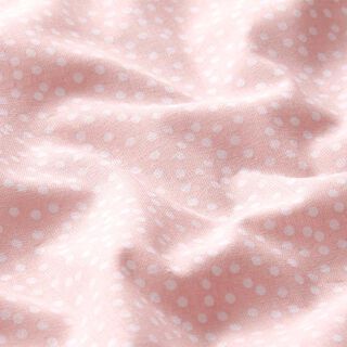 Tissu en coton Cretonne points irréguliers – rosé, 