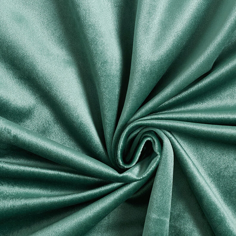 Tissu de décoration Velours – vert,  image number 1