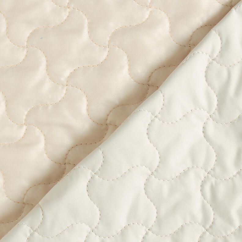 Tissu matelassé avec losanges abstraits – noix de cajou,  image number 5