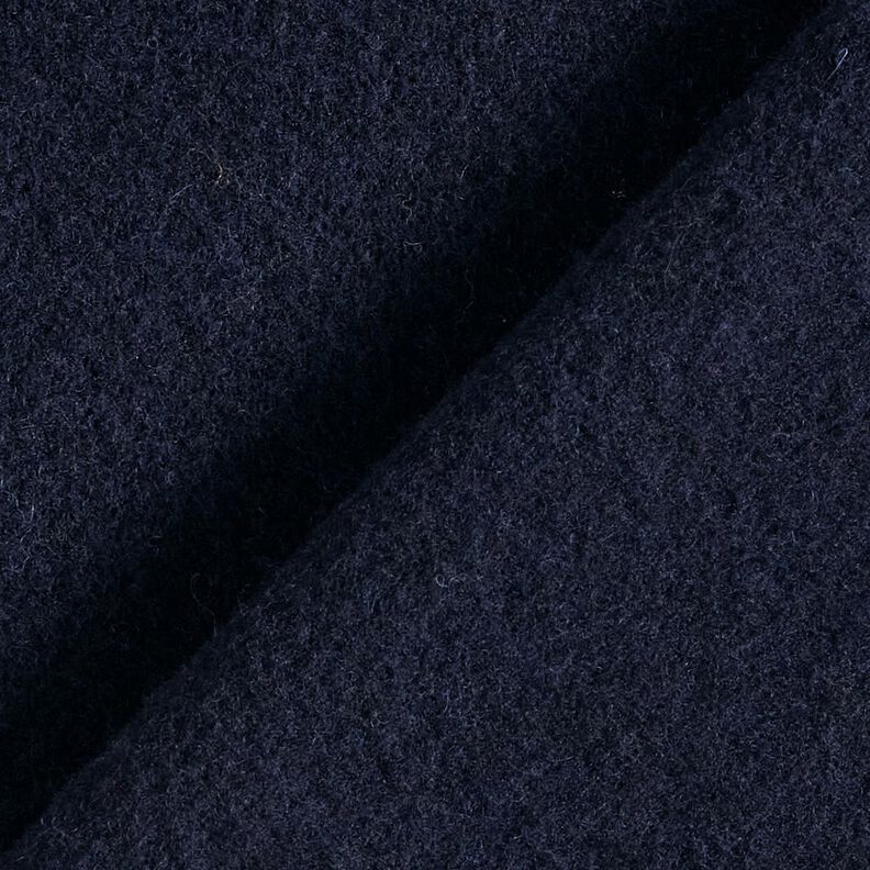 Polaire de laine pure laine vierge Uni – bleu noir, image number 3