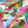 Tissu de décoration Semi-panama feuilles tropicales – orange/vert foncé,  thumbnail number 2