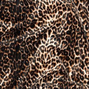 Tissu Nicki Motif léopard imprimé – crème/noir, 