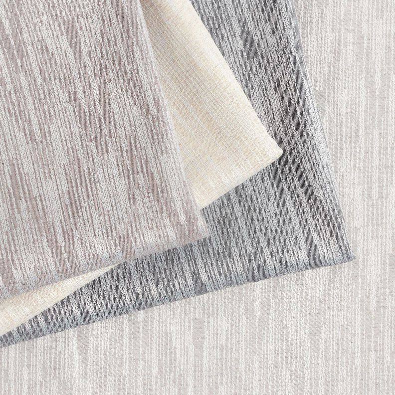 Tissu de décoration Jacquard tissu à motif abstrait recyclé – gris,  image number 5