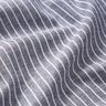 Mélange lin coton Larges rayures – bleu nuit/blanc,  thumbnail number 2