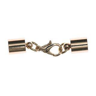 Mousqueton avec embouts [7 mm], Jewellery Made by Me | Rico Design - doré, 