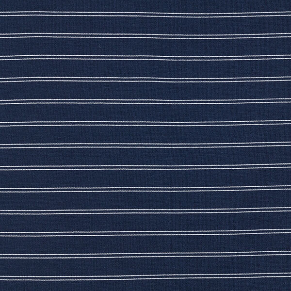 Jersey polyester Rayures – bleu nuit,  image number 1