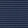 Jersey polyester Rayures – bleu nuit,  thumbnail number 1