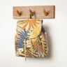 Tissu de décoration Canvas Feuilles de jungle 280cm – sable/chili,  thumbnail number 7