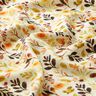 Mélange viscose lin Feuilles d’automne – beige clair/orange,  thumbnail number 2