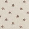 Tissu de décoration Semi-panama Hérissons – nature/marron,  thumbnail number 1