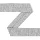 Bande de Jersey, pré-plié - gris,  thumbnail number 1