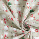 Tissu en coton Cretonne Bonhommes de neige – taupe clair/blanc,  thumbnail number 3