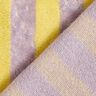 Tissu éponge Bambou Larges rayures – jaune/mauve,  thumbnail number 5