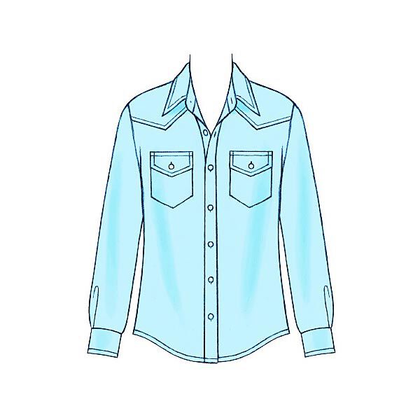 Chemise homme, McCalls 6044 | 34 - 44 | 46 - 56, image number 3